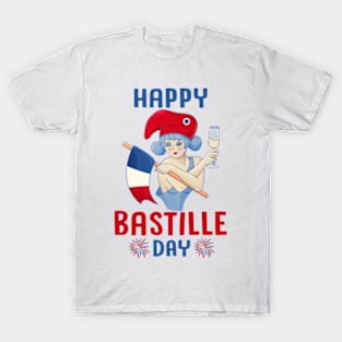 Marianne of France Bastille day French T-Shirt